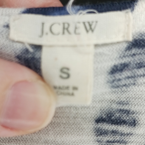 J. Crew Black/Blue Tank Top Size Small - Picture 4 of 4